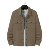 Men's Casual Jacquard Plaid Baggy Coat Shirt
