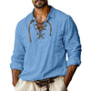 Men's Plus Size Lapels Lace Shirt