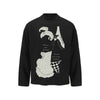 Men Pure Cotton Men Loose Casual Top Long Sleeve