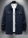 Men's Casual Spring And Autumn Solid Color Single-breasted Jacket Coat