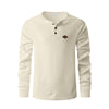quick drying raglan henley long sleeve, men's quick drying raglan henley long sleeve athletic shirt