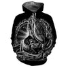 men's hooded 3D digital printing sweater, men's 3D digital printing hooded sweater pullover